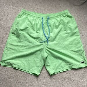 Vineyard Vines Light Green Swim Trunks